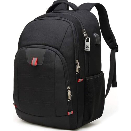 Extra Large Travel Laptop Backpack Anti Theft College School Water Resistant Backpack for Men and Women with USB Charging Port