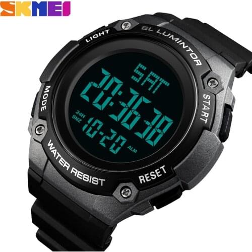 SKMEI Outdoor Sport Watch Men 5Bar Waterproof BackLight Watches Fashion Top Brand Luxury Digital Watch Relogio Masculino 1346