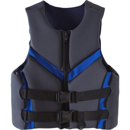 2021 Adult Life Vest Neoprene Men Women Water Sports Buoyancy Lifejacket Fishing Surfing Drifting Swimming Floating Clothing