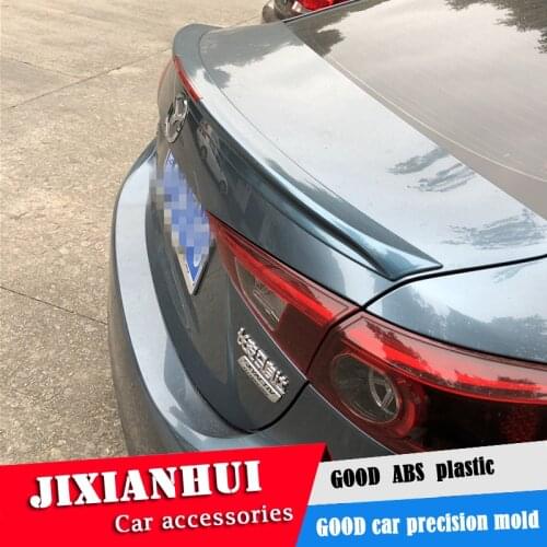 For Mazda 3 Axela Spoiler 2014-2016 Mazda3 Axela yck Spoiler ABS plastic Material Car Rear Wing Color Rear Spoiler