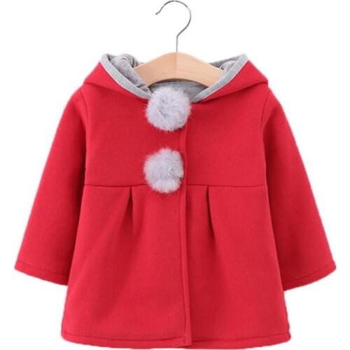 2019 Promotion Manteau Fille Spring New Baby Girls Clothes Toddler Trench Coats Cotton Hooded Cute Jackets For Costume Upscale