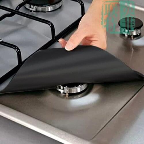1/4PC Stove Protector Cover Liner Gas Stove Protector Gas Stove Stovetop Burner Protector Kitchen Accessories Mat Cooker Cover