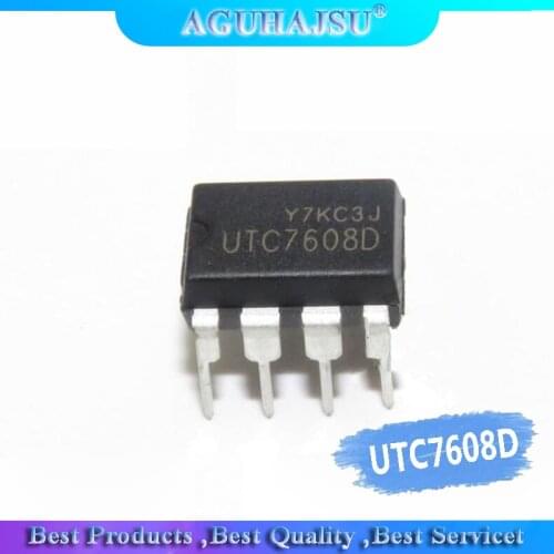 10PCS UTC7608D UTC7608 YW DIP8 Power management chip quality assurance