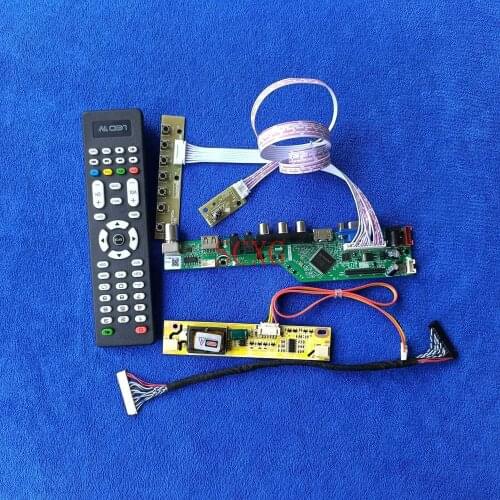 2CCFL 1920*1080 Kit Fit M240HW01/LM230WF1/LTM230HT02/LTM230HT03 Screen drive board Analog 30 Pin LVDS AV VGA USB HDMI-compatible