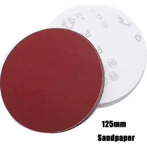5 Inch 125mm Round Sandpaper Disk Sand Sheets Grit 40-2000 for Choose Hook and Loop Sanding Disc for Sander Grits
