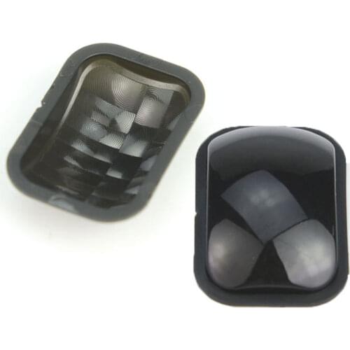 50PCS Optical HDPEPlastic Black Human Body Infrared Sensing Fresnel Lens Focal Length 12mm PIR Lens