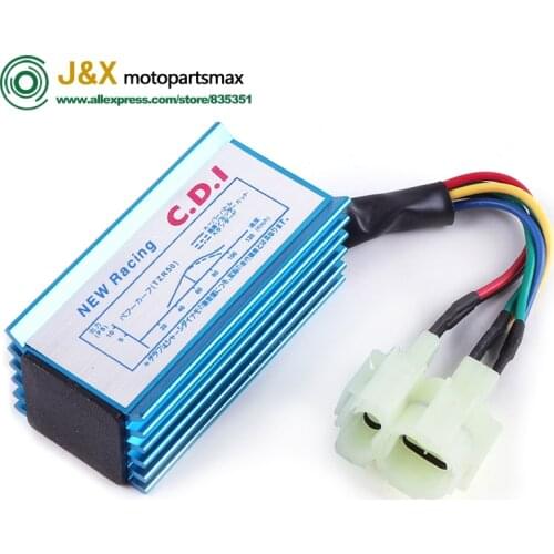 GY6 6 Pin DC Racing CDI BOX Unit 50cc 80cc 100cc 125cc 150cc 180cc for 139QMB 152QMI 157QMJ Scooter Quad ATV Moped Go Kart AC