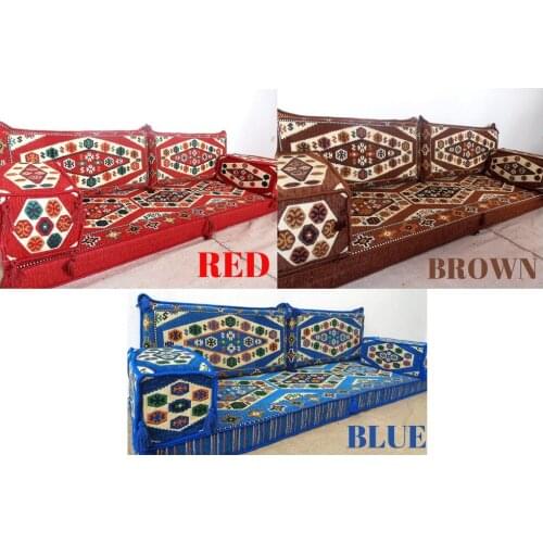 Arabic Floor Seating Sofa Arabic Majlis Seating Pillowcases Cushion Hookah Lounge Sofa English Seating Set