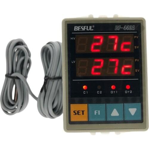 BF-440A dual-probe temperature controller solar dual-channel thermostat, two-channel hot water temperature switch