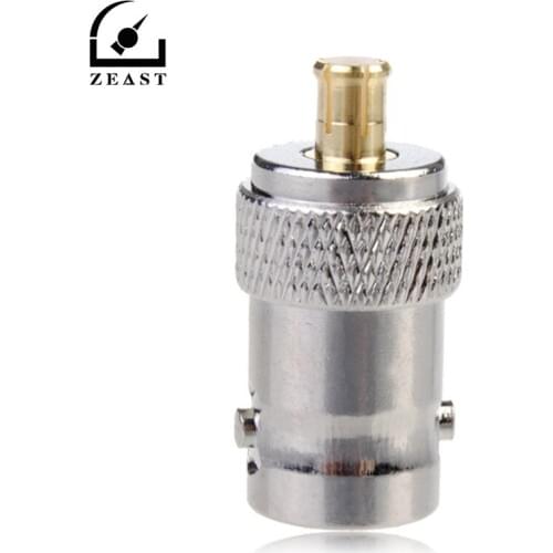 BNC Male Jack To Dual Alligator Clip Oscilloscope Test Probe Cable Convert To MCX plug 50 Ohm