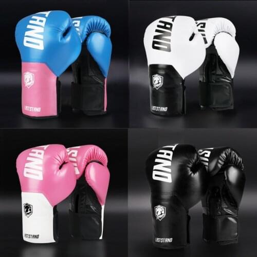 6 8 10 12OZ High Quality Adults Women/Men Kids Boxing Gloves Leather MMA Muay Thai Boxe De Luva Mitts Sanda GYM Equipments boks
