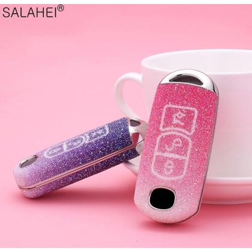 Car Key Cover Case Protect For Mazda 2 mazda 3 mazda 5 mazda 6 CX-3 CX-4 CX-5 CX-7 CX-9 Atenza Axela MX5 keychain For Car