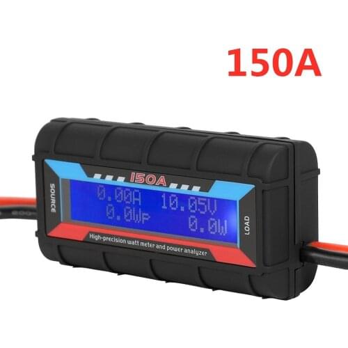 100A 150A LCD Screen Digital Wattmeter High Precision Power Meter RC Watt Meter Balance Voltage Battery Balancer Charger Tools
