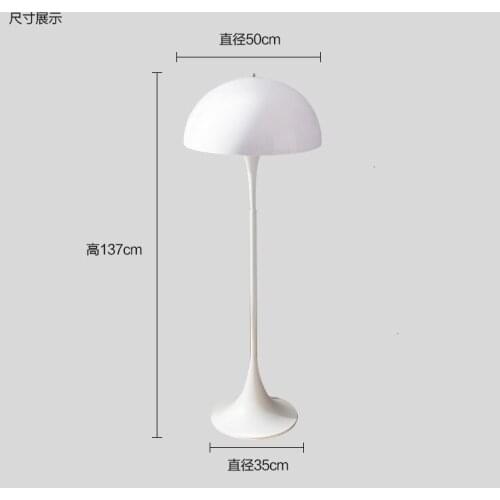 Danish Design Home Lighting Nordic Floor Lamp White Color Standing Light For Living Room standing lamp