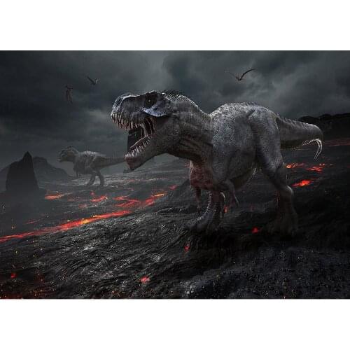 Dinosaur Vinyl Cloth 3D Customize for Photo Studio Photoshoot Photographic Backdrops for Baby Children Photo Studio Photobooth