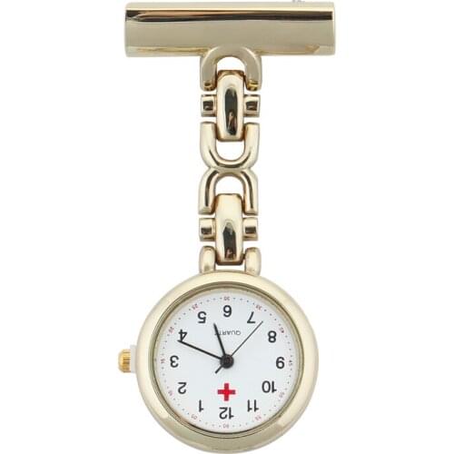Fob Nurse Pocket Watch Doctor Top Brand Quartz Brooch Medical Watch Pendants Gold Silver
