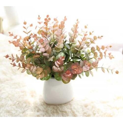 Artificial Flower Plastic Money Leaf Little Eucaly Simulation Flower Arrangement Flower Plant Wall Fake Plant Home Decoration