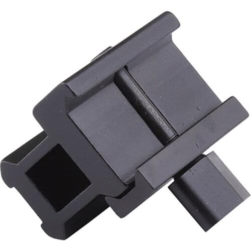 Riser Mount, Low High Profile Rail Riser Mounts Adaptor with 3 Slots Rails for Scope Rings Optics Sights