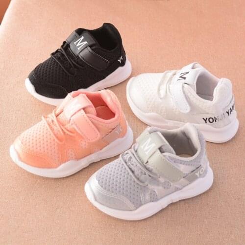 Children Shoes for Boys Sneakers Baby Casual Girls Running Kids White Sports Shoes Fashion Light Flat Soft Breathable PU Leather