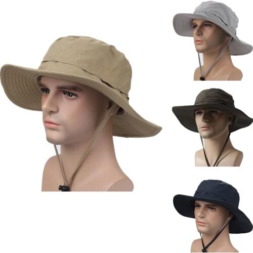Connectyle Mens Women Lightweight Quick Dry Wide Brim Sun Hat UPF50+ Fishing Hat Bucket Hats