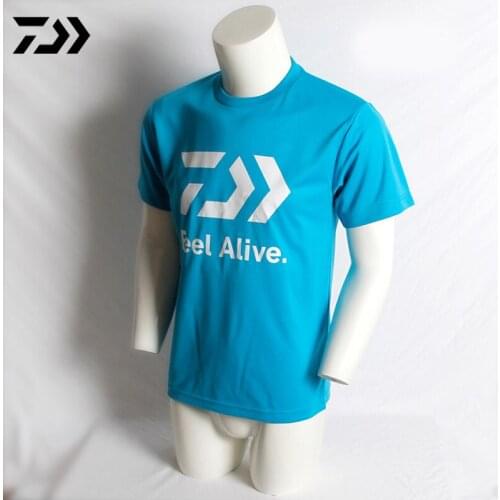 2022 New Fishing T-shirt Outdoor Fishing Clothing Sports Quick Dry Sun Protection Anti-UV Men Breathable Short Sleeve Tshirt