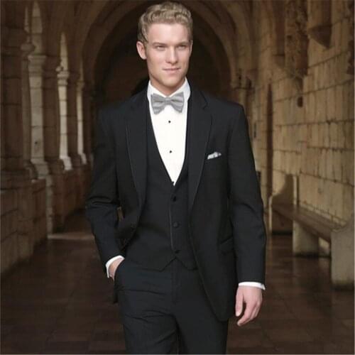 New Classic Mens Suit Smolking Noivo Terno Slim Fit Easculino Evening Suits For Men Wedding Groom Blue Formal Occasion Wedding