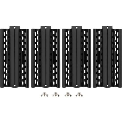 4pcs Adjustable Grill Heat Plate Shield Heat Tent Replacement Parts for BBQ Gas Grill Camping Tool