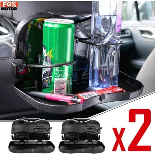 Folding Car Cup Holder Drink Coffee Bottle Organizer Food Tray Automobiles Table for Burgers French Fries Car Auto Accessories
