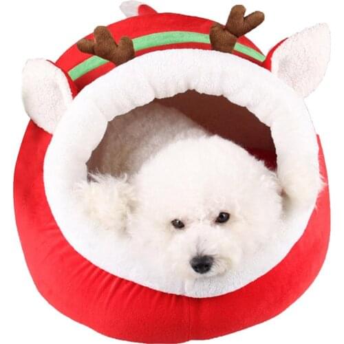 Warm Dog House Pet Dog Cat Home Pet Cat Basket Bed Cat House Warm Cave Warm Nest Soft Puppy Kennel Home Sleeping Supply