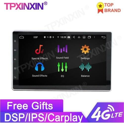 Android 10.0 universal Car Radio Stereo 10.1inch Car GPS Navigation Radio Stereo Multimedia Player Tape Recorder IPS DSP 6+128G