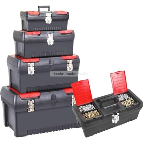 Tool box household large hardware electrician box multifunctional maintenance portable tool storage box car case