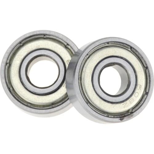 10pcs/lot Double Shielded Miniature carbon Steel Single Row 608ZZ Deep Groove Ball Bearing 8*22*7mm 8x22x7MM 604ZZ605ZZ606ZZ