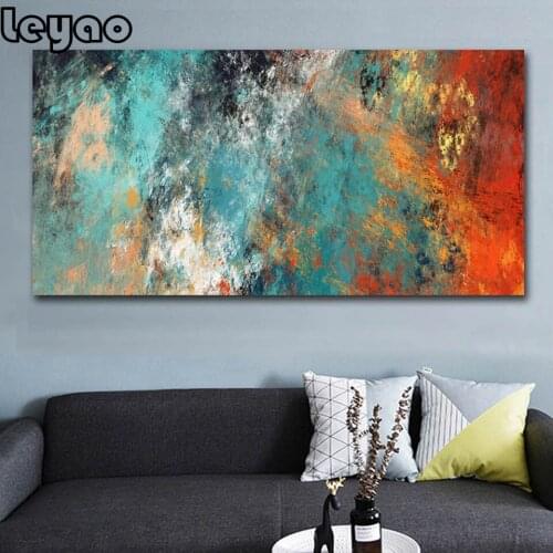 5D DIY diamond painting Abstract Clouds Colorful pattern diamond embroidery Large Size icon cross stitch rhinestone home decor