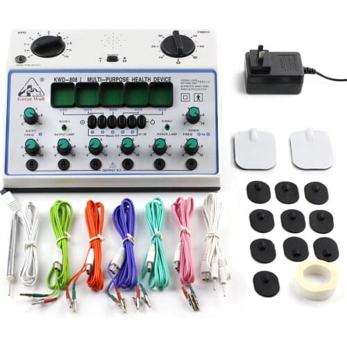 KWD 808I Electro Acupuncture Stimulator Machine KWD 808 Nerve and muscle Electroacupuncture therapy 6 waveforms 6 Output kwd808i