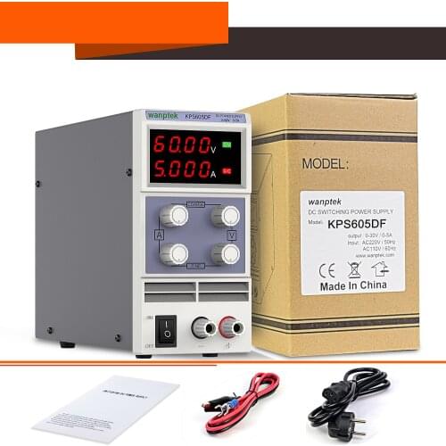 DC Power Laboratory Stabilizer Supply Adjustable 60V 5A Voltage Regulator Switching Variable Bench Source 30V 10A wanptek DIY