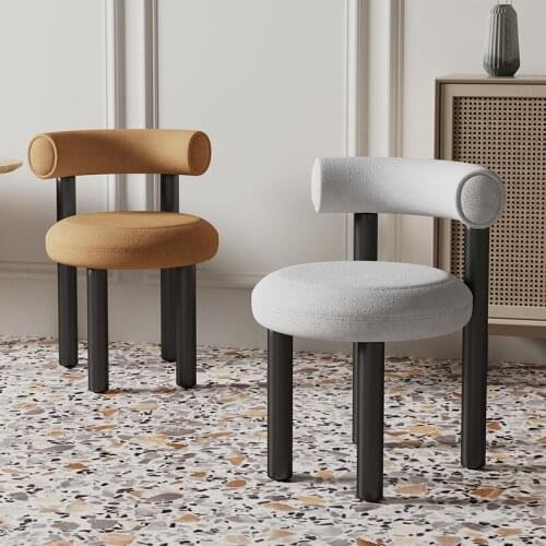 Nordic soft package designer single dining chair modern minimalist chubby chair The Fat Chair dining chair/leisure chair