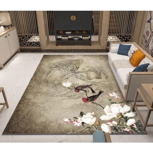 Imported living room oil painting carpet coffee table bedroom sofa living room carpet