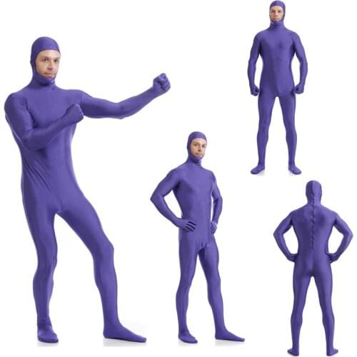 Zentai suit Open Face Skin Suit Catsuit Halloween Costumes Adult Bodysuit Unisex unitard can be customized Stage unitard