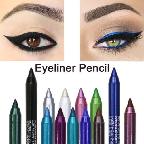 Colorful Eyeliner Long Lasting Waterproof Sweat-proof Glitter Fashion Eye Liner Gel Pen Pearl Matte Eyeliner Eye Makeup Cosmetic