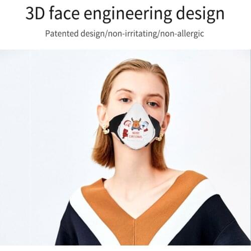 Creative Christmas gifts Smart Electric Face protection mask Air Cleaner Pollution Dust Air Purifier forrelatives friends kids