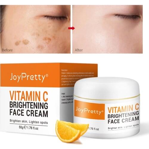 AUQUEST VitaminC Face Cream Whitening Remove Dark Spots Facial Cream Repair Fade Freckls Melanin Remover Brightening Skin Care