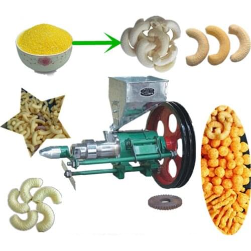 Corn puffed snack extruder rice extrusion machine small electric bulking machine for rice and maize hot sale popper ZF
