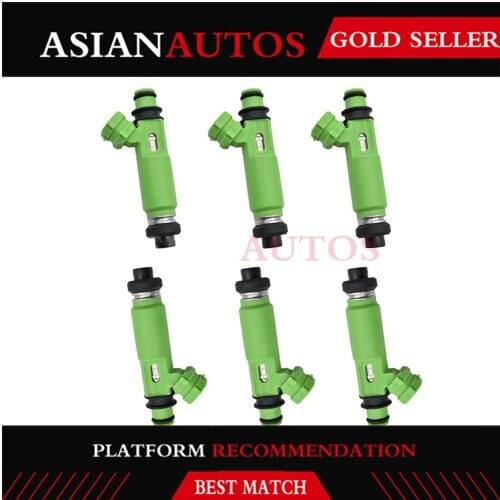 195500-3170 New Tested Auto spare parts Fuel Injector Nozzel For Mitsubishi Montero Sport 3.0L 6G72 1998-2003 v73 6g72 3.0l v6