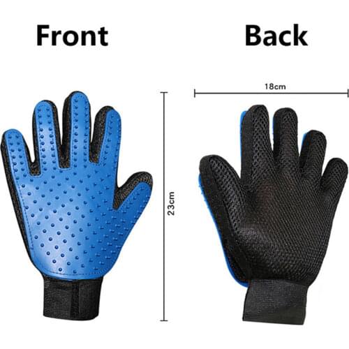 Dog Pet Grooming Glove Silicone Cats Brush Comb Deshedding Hair Gloves Dogs Bath Cleaning Supplies Animal Combs
