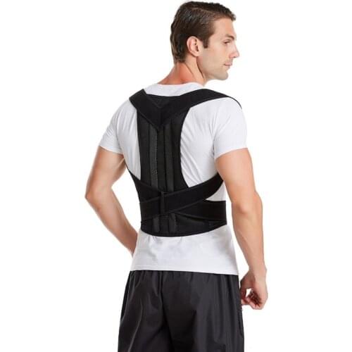 Adjustable Waist Trainer Shoulder Lumbar Brace Back Waist Posture Corrector Spine Back Support Belt Vest Fixer Tape