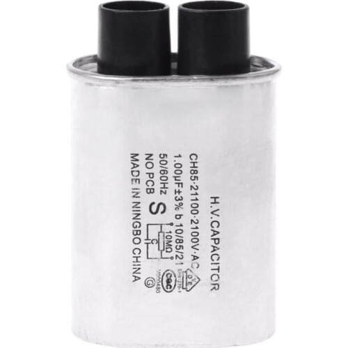 AC 2100V Microwave Oven High Voltage HV Capacitor 0.90μF Replacement Universal