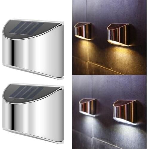 Solar Light Outdoor Wall Sconce Garden Security Lamp Waterproof Wireless Lamp for House Front Door Outside Patio Fence