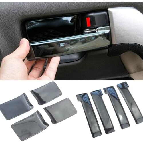 Car Inner Stainless Door Handle Bowel Cover For Toyota Land Cruiser 200 2008 2012 2013 2014 2015 2016 2017 2018 2019