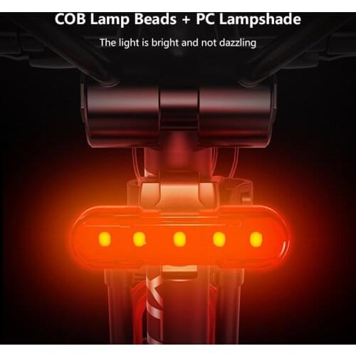 USB Rechargeable LED Bike Tail Light Powerful Bicycle Rear Lights bike Lamp headlight Tail-lamp Bicycle Light Accessories TSLM1