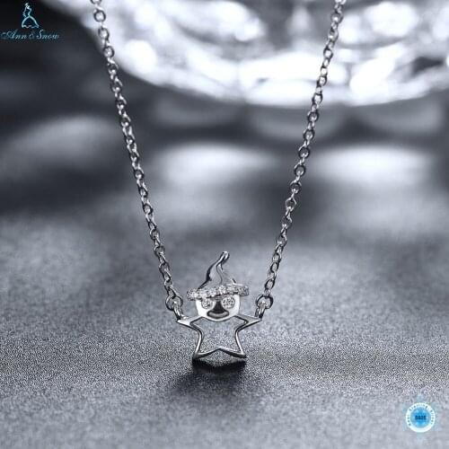 Ann & Snow Fine Brand Jewelry 925 Sterling Silver Little Snowman Cubic Zirconia Stone Pave High Quality For Women